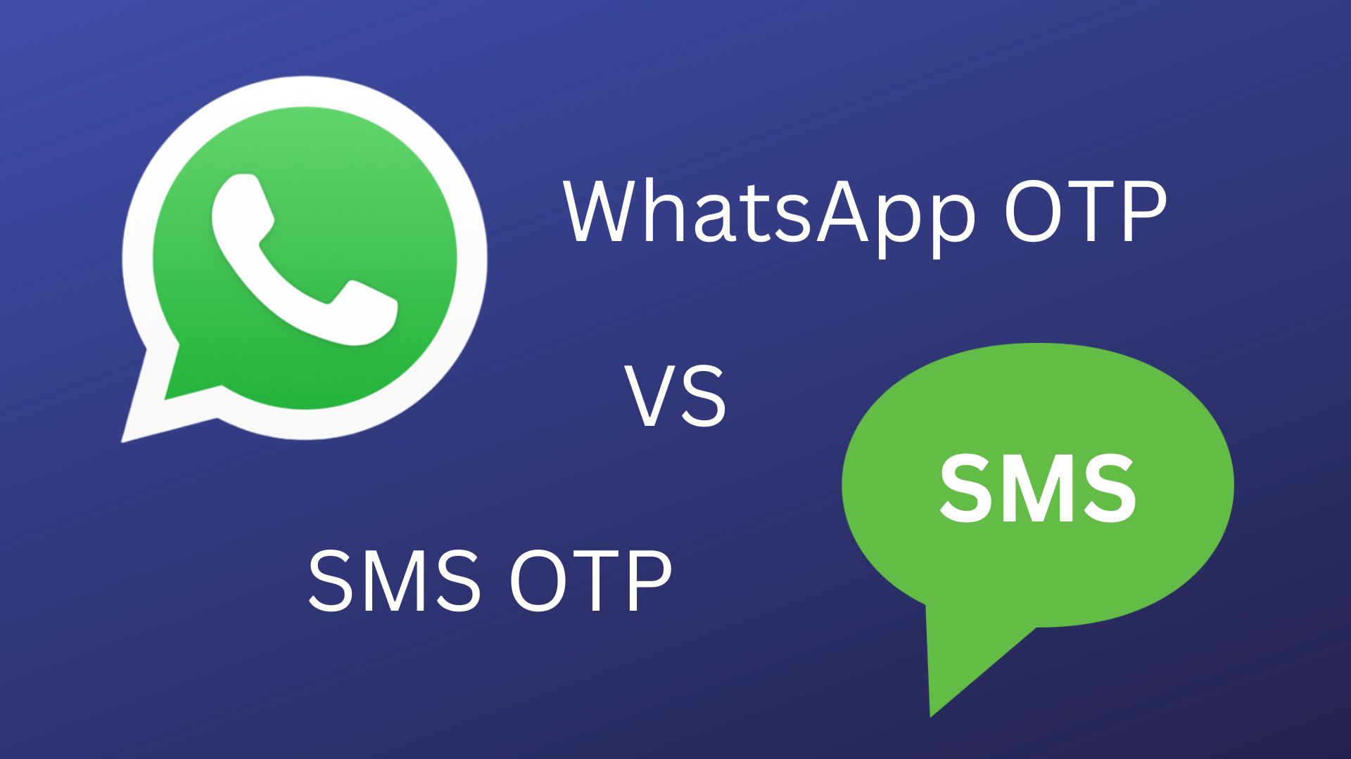 WhatsApp OTP VS SMS OTP